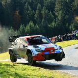 Pechvogel: Elfyn Evans (Toyota) schied am Samstagmorgen aus und muss damit seine WRC-Titelhoffnungen begraben